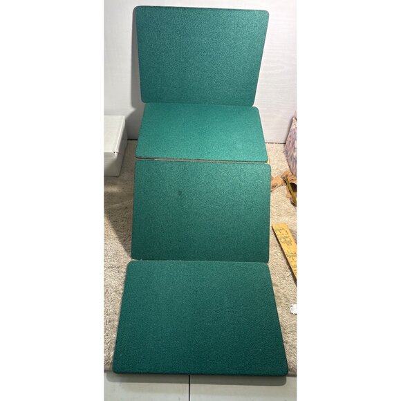 Seerey-Lester Horse Scene Placemats Tablemats Felt Backing 11 x 8" Set of 4 - Picture 10 of 11